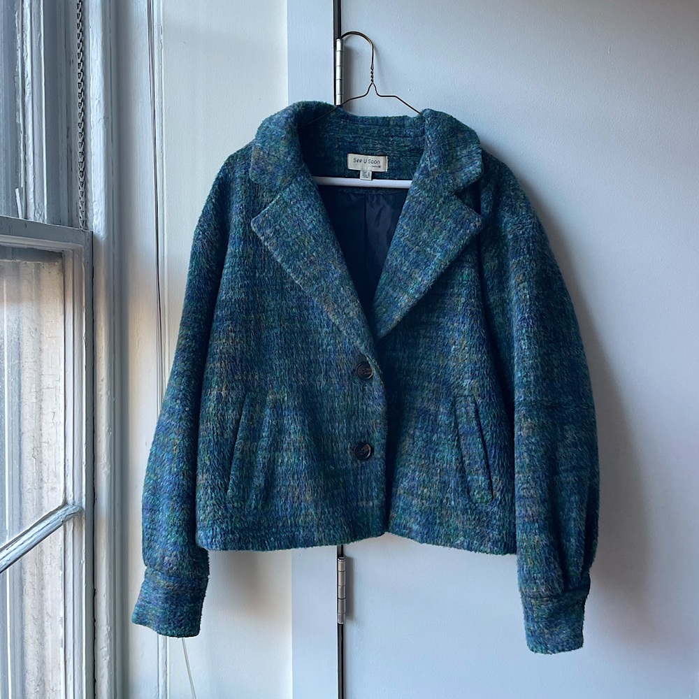 Cropped blazer 🦋
